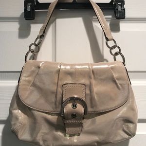 Coach Soho Tan Shiney purse A1273-F17217